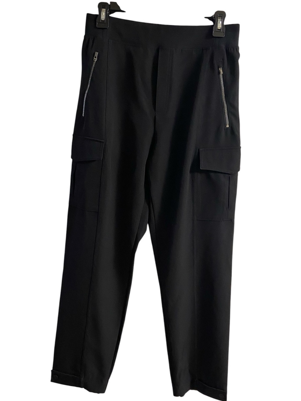Athleta Black Cargo Jogger Pants High Rise Size 6